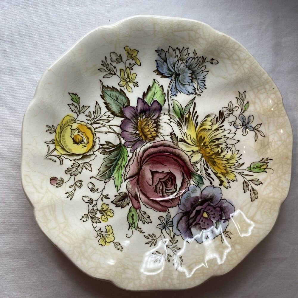 Vntg Sheraton Saucer Johnson Bros 5 5/8"  Made In England